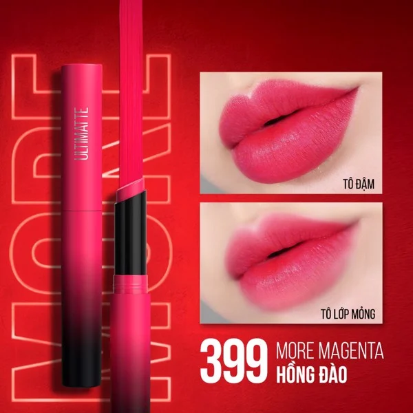 Son Thỏi Maybelline Color Sensational Ultimatte 399 2.5g