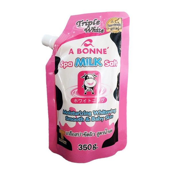 Muối Tắm A Bonne Sữa Bò Tẩy Da Chết, Trắng Da 350g