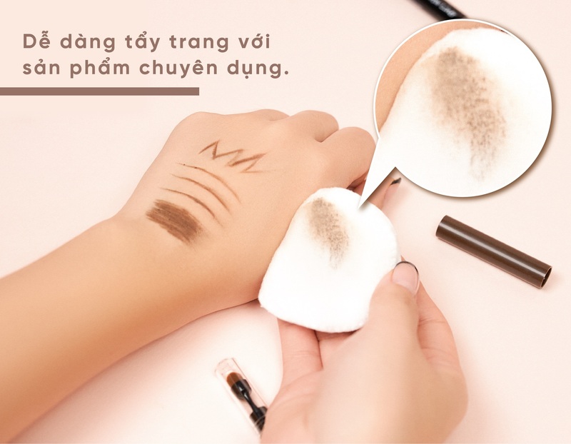 Chì Kẻ Mày Silkygirl Flat Tip Brow Liner Hai Đầu Lâu Trôi 24hr 0.15g - #02 Dark Brown