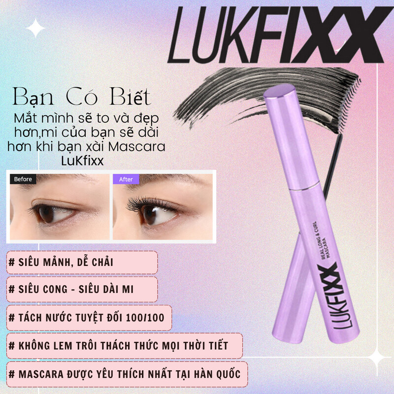 Mascara Luk Fixx Real Long & Curl