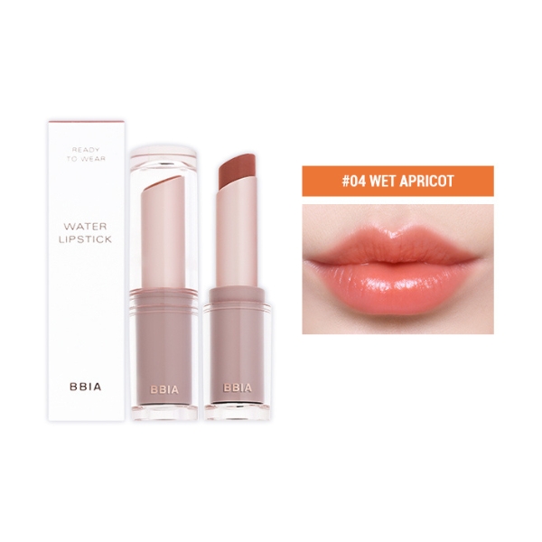 Son Thỏi Bbia Ready To Wear Water Lipstick - 04 Wet Apricot