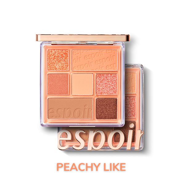 Bảng Phấn Mắt 7 Màu Espoir Real Eye Palette - Peachy Like 