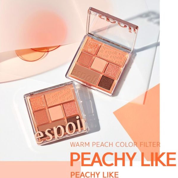 Bảng Phấn Mắt 7 Màu Espoir Real Eye Palette - Peachy Like 