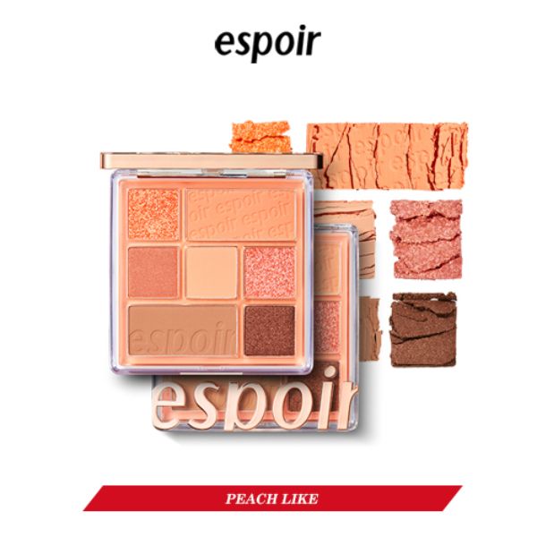 Bảng Phấn Mắt 7 Màu Espoir Real Eye Palette - Peachy Like 