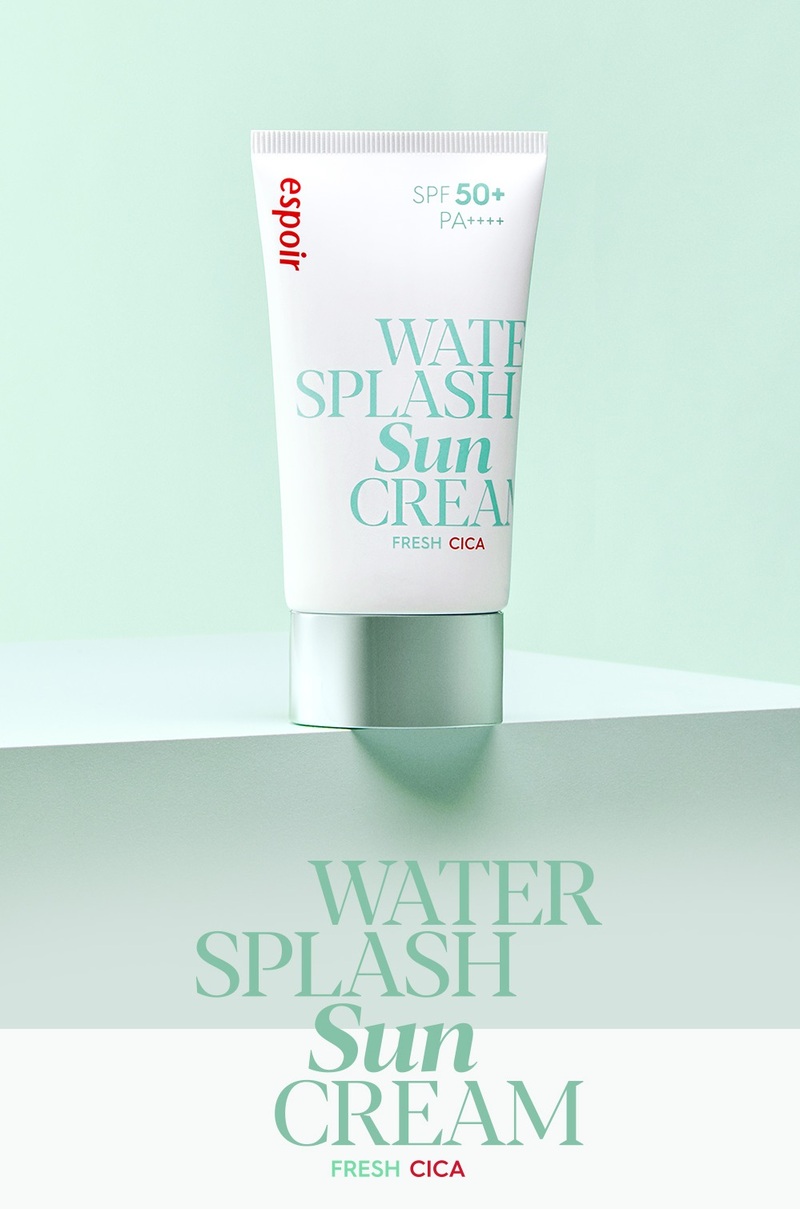 Kem Chống Nắng Espoir Water Splash Sun Cream Fresh CICA SPF50+ PA++++ Xanh