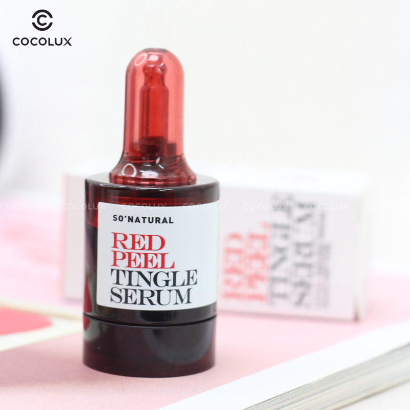 Serum So'Natural Red Peel Tingle Làm Giảm Mụn, Tái Tạo Làn Da 10ml