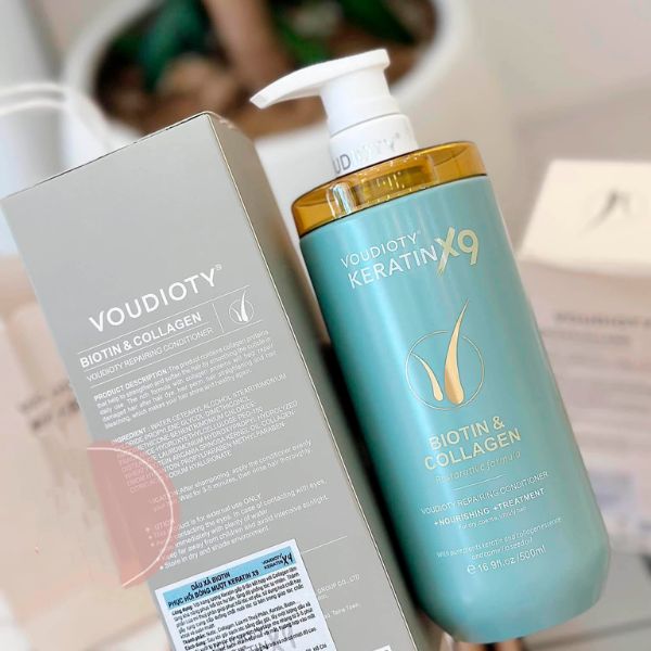 Dầu Xả Voudioty KERATIN X9 Biotin & Collagen 500ml