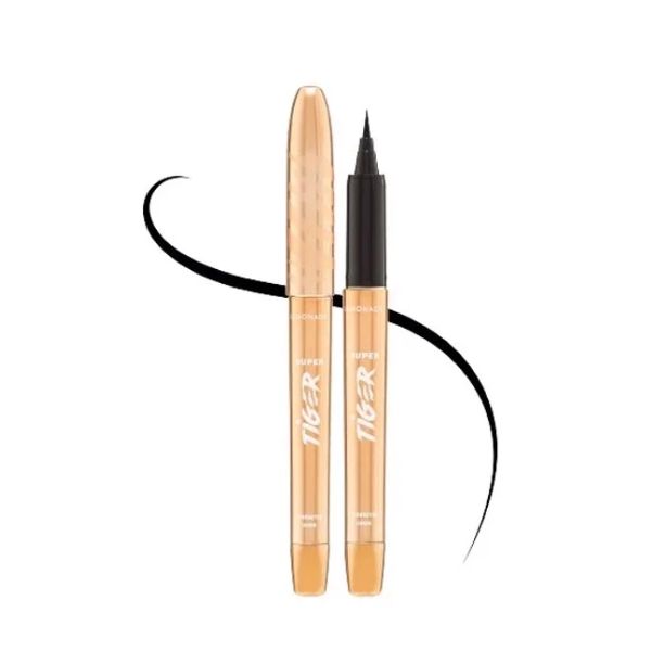 Bút Kẻ Mắt  Lemonade Supertiger Tigereyes Liner Cọ Mảnh Lâu Trôi - Black