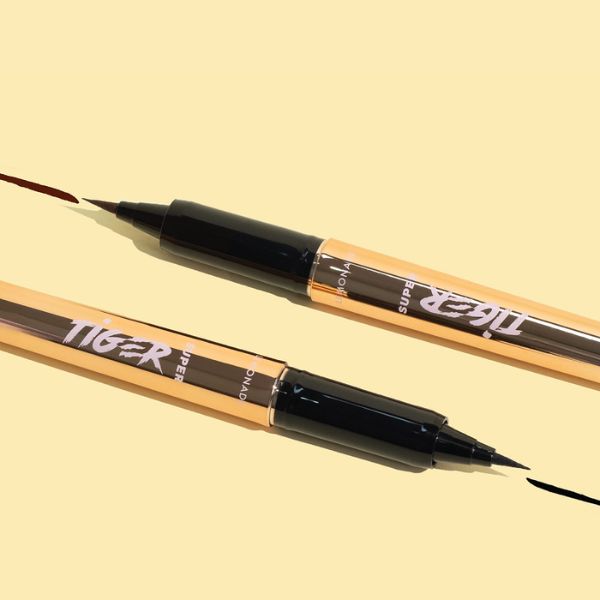 Bút Kẻ Mắt  Lemonade Supertiger Tigereyes Liner Cọ Mảnh Lâu Trôi - Black
