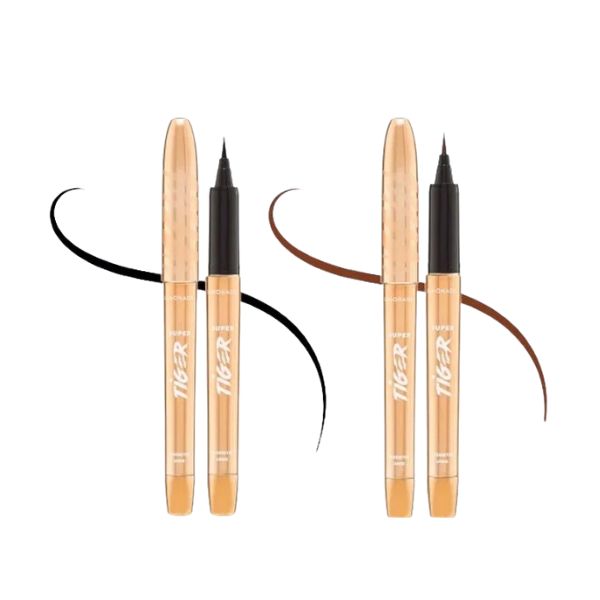 Bút Kẻ Mắt Lemonade Supertiger Tigereyes Liner Cọ Mảnh Lâu Trôi - Brown