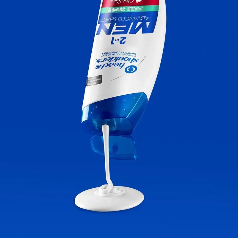 Gội Xả Head & Shoulders Pure Sport 2in1 Dandruff Shampoo + Conditioner For Men Hương Old Spice Nam Tính 930ml 