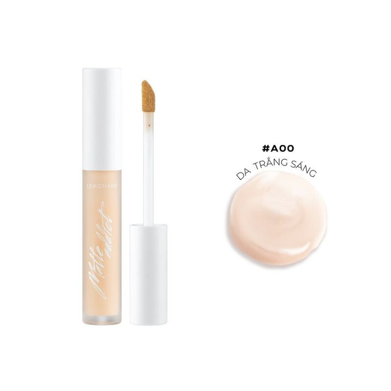 Che Khuyết Điểm Lemonade Matte Addict Concealer 3g - A00 Da Trắng Sáng