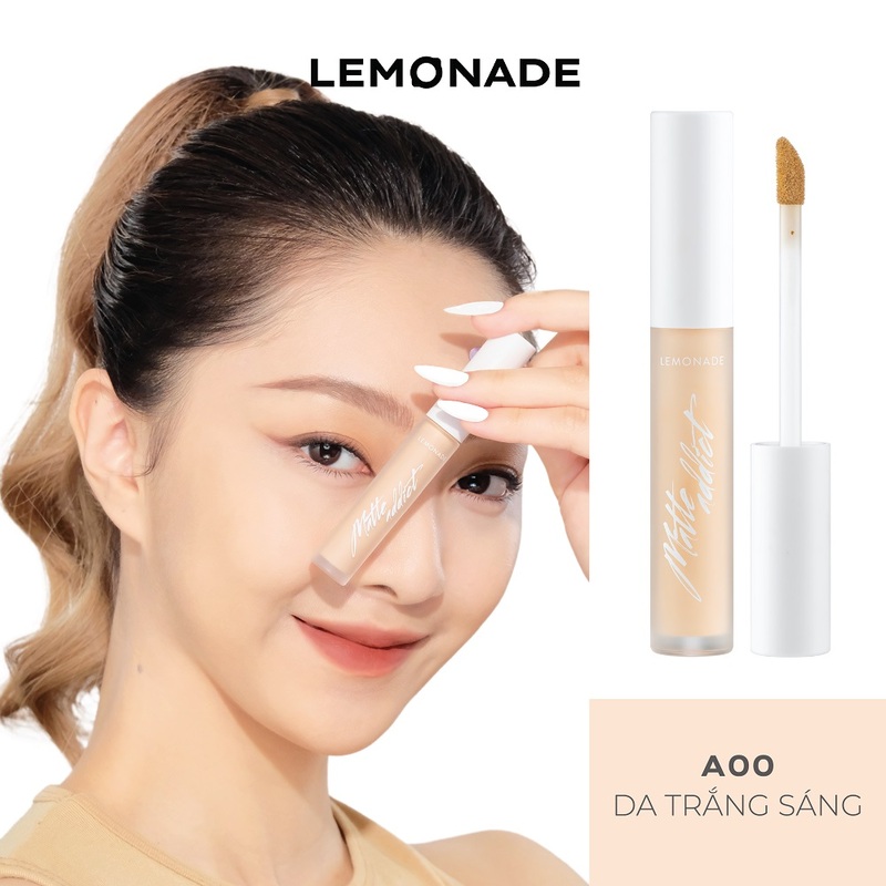 Che Khuyết Điểm Lemonade Matte Addict Concealer 3g - A00 Da Trắng Sáng