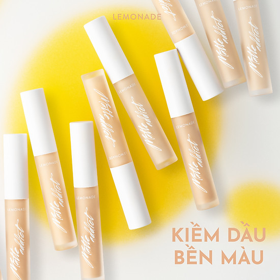 Che Khuyết Điểm Lemonade Matte Addict Concealer 3g - A00 Da Trắng Sáng