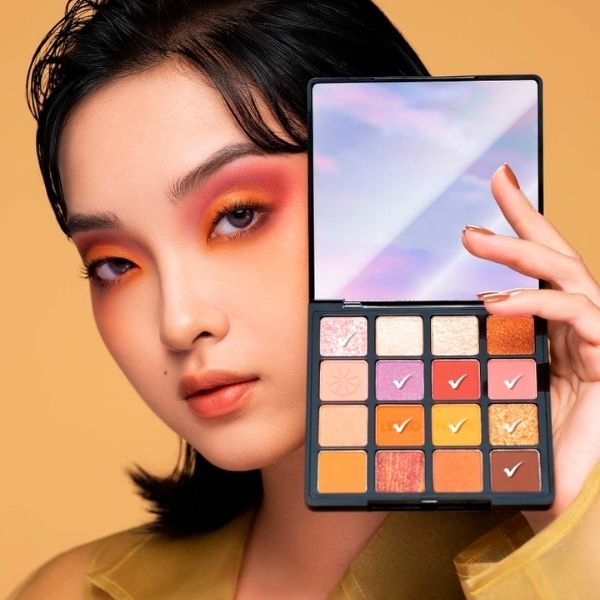Phấn Mắt Lemonade Aesthetic Eyeshadow Palette 16 Ô 20.8g