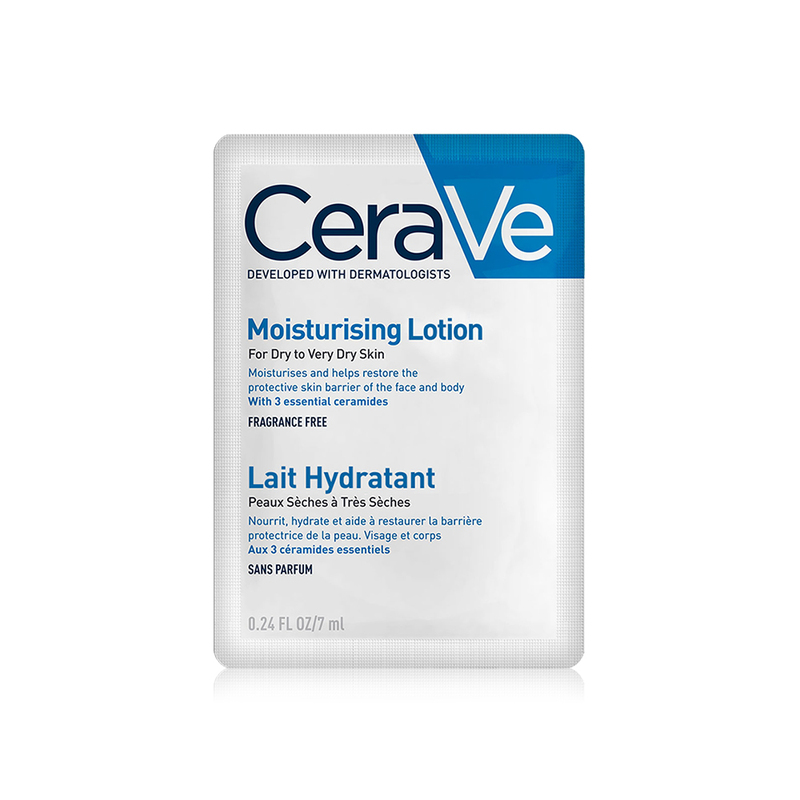 Bộ Sản Phẩm Kem Dưỡng Ẩm Cerave Moisturising Cream Dành Cho Da Khô 50ml (Mua 1 tặng 3)
