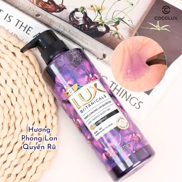 Sữa Tắm Lux Botanicals Hương Phong Lan Quyến Rũ 570g