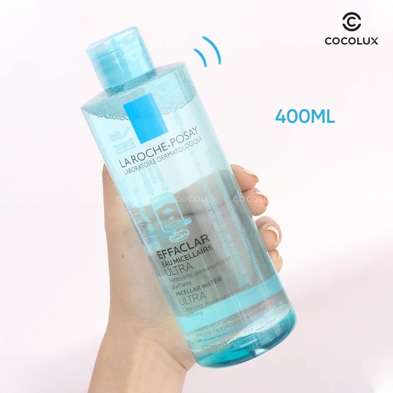 Bộ Sản Phẩm La Roche-Posay Tẩy Trang Effaclar 400ml + Sữa Rửa Mặt Effaclar 50ml Làm Sạch Sâu Cho Da Dầu Mụn