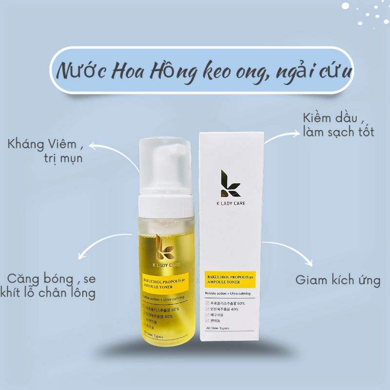 Nước Hoa Hồng K Lady Care Bakuchiol Propolis