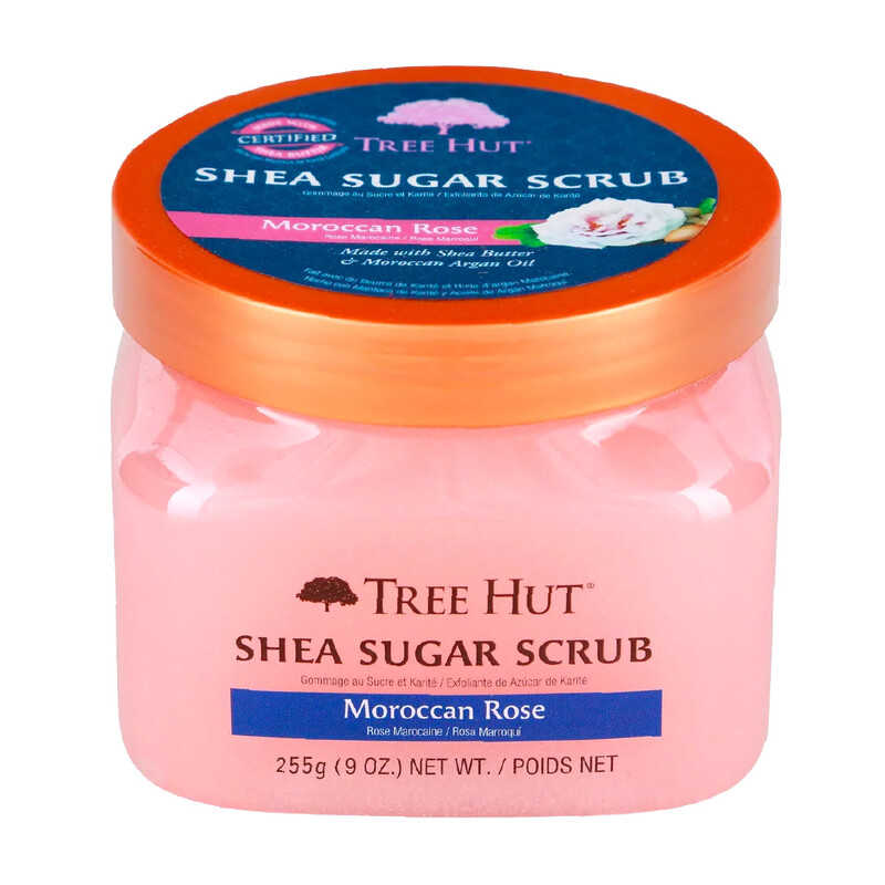 Tẩy Tế Bào Chết Body Tree Hut Shea Sugar Scrub Moroccan Rose 255g
