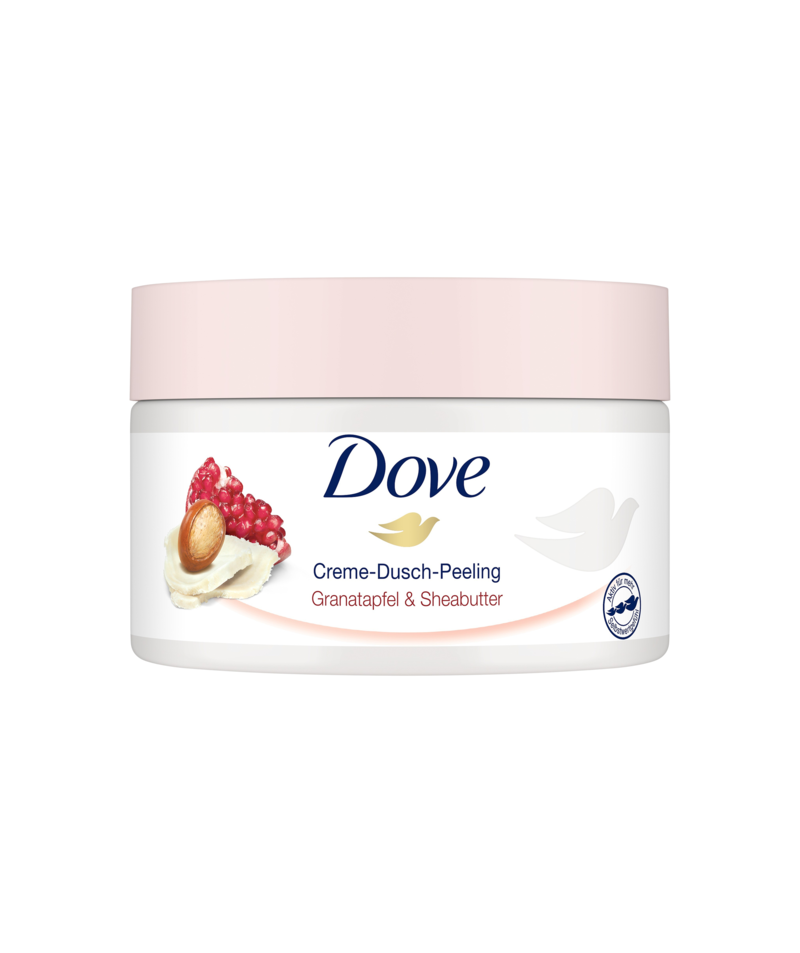 Tẩy Tế Bào Chết Body Dove Creme Dusch Peeling Lựu Đỏ 225ml