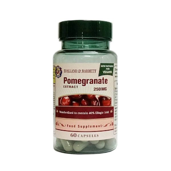 Viên Uống Chống Nắng Holland & Barrett Pomegranate Chiết Xuất Lựu 250mg