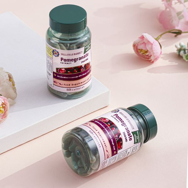 Viên Uống Chống Nắng Holland & Barrett Pomegranate Chiết Xuất Lựu 250mg