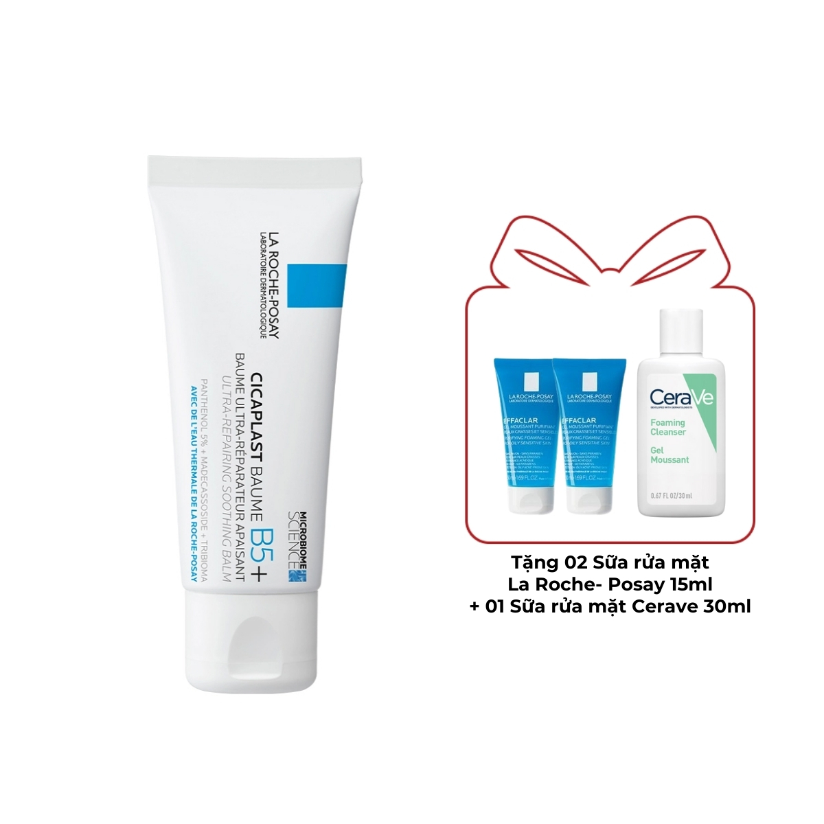 Kem Dưỡng La Roche-Posay Cicaplast Baume B5+ Ultra Reparateur Apaisant Làm Dịu Mát, Phục Hồi Da 40ml