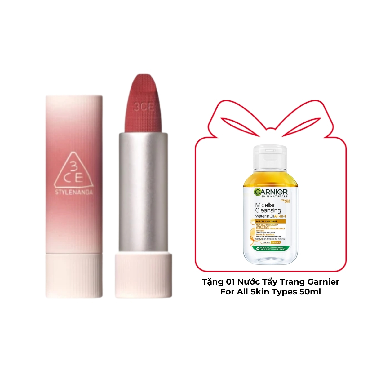 Son Thỏi 3CE Cashmere Hug Lipstick #07 Knit