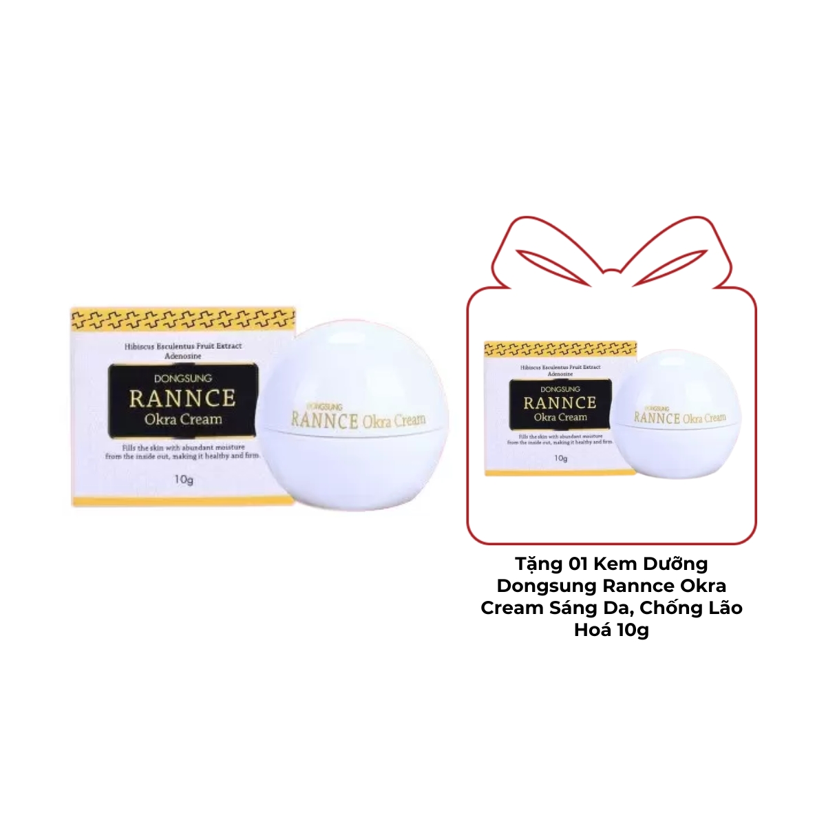 Kem Dưỡng Dongsung Rannce Okra Cream Sáng Da, Chống Lão Hoá 10g