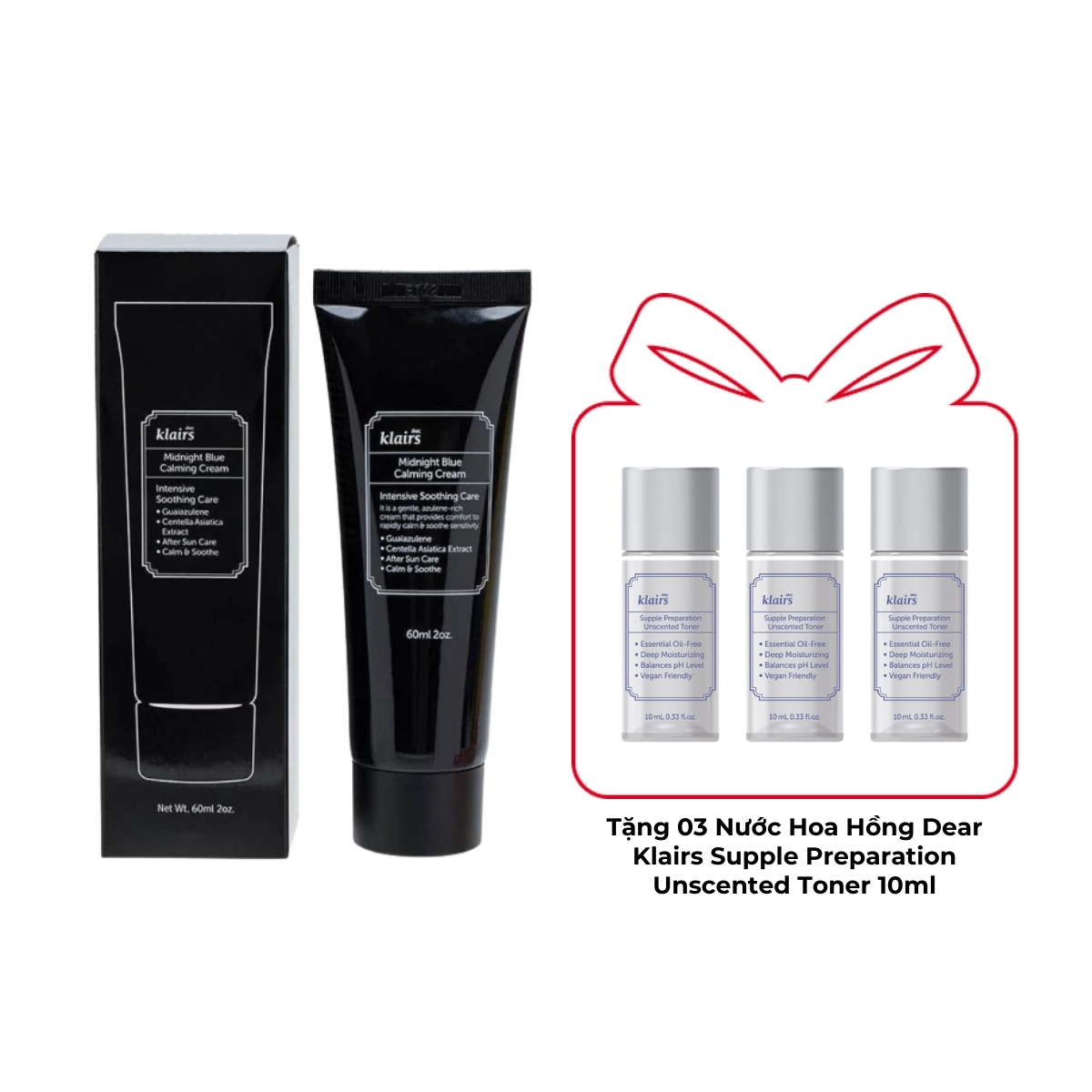 Kem Dưỡng Klairs Midnight Blue Calming Cream 60ml