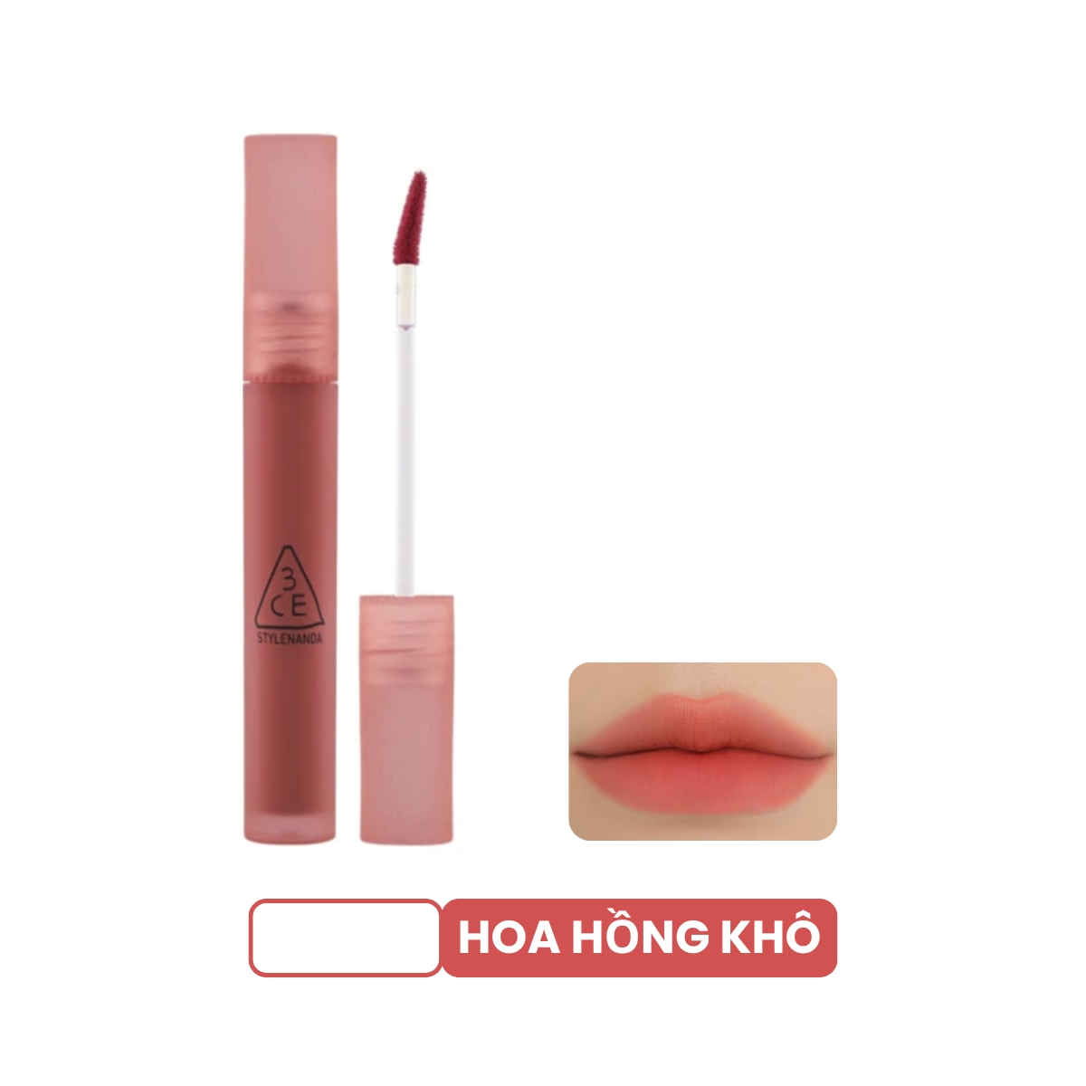 Son Kem 3CE Blur Water Tint Casual Affair Lì Mềm Mượt Môi 4.6g