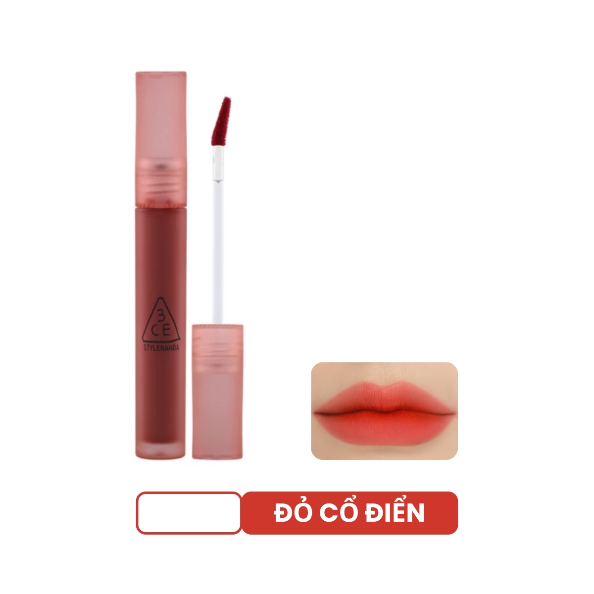 Son Kem 3CE Blur Water Tint Play Off Lì Mềm Mượt Môi 4.6g