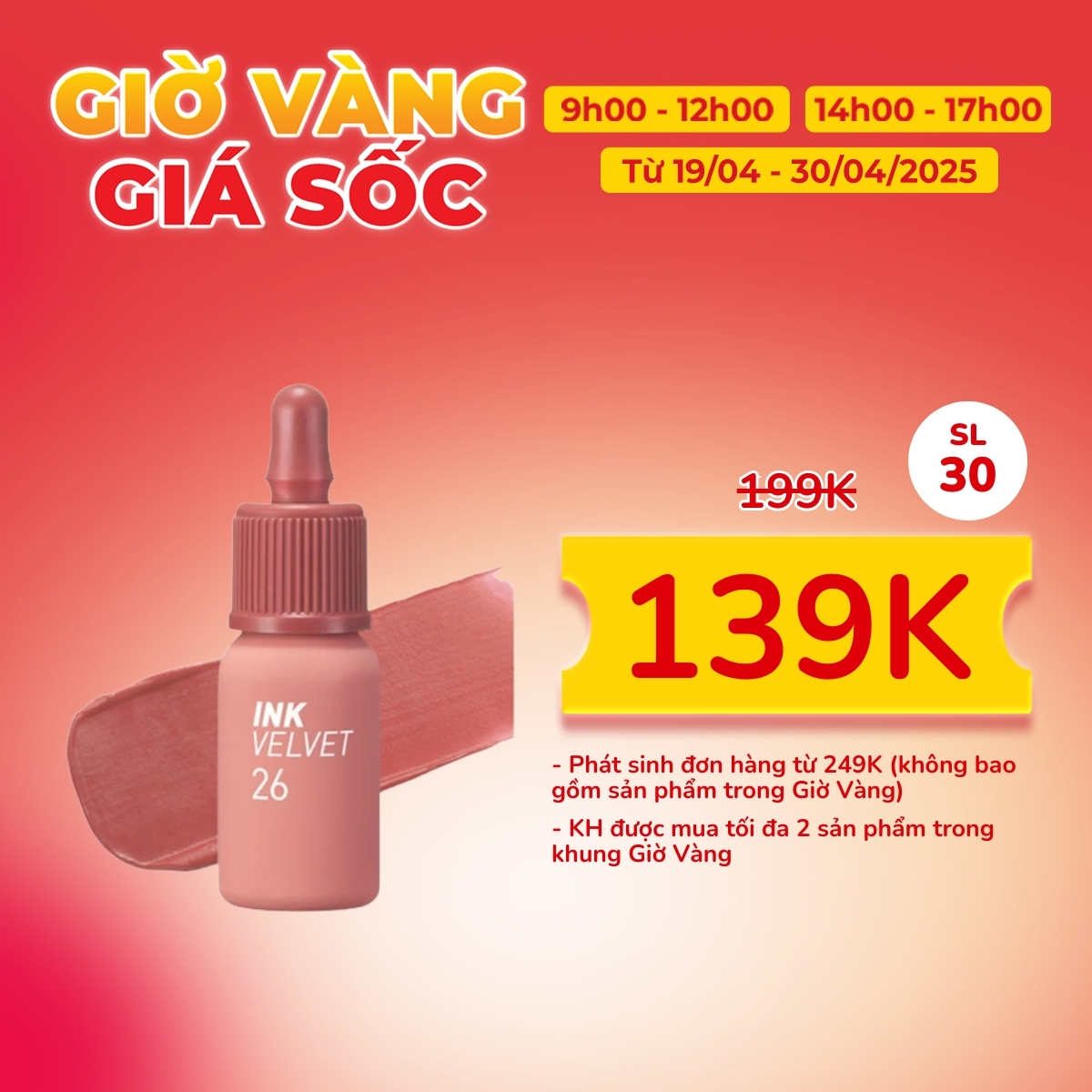 Son Kem Peripera Ink Velvet - 26 Well Made Nude