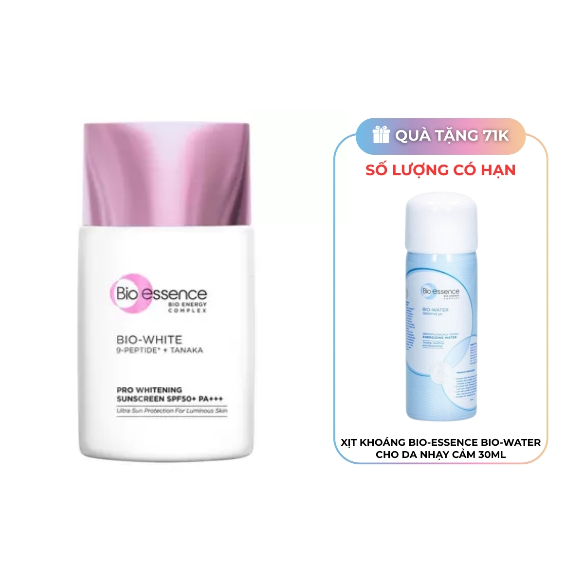 Kem Chống Nắng Bio-essence Dưỡng Sáng Da SPF50+ PA+++ 40g