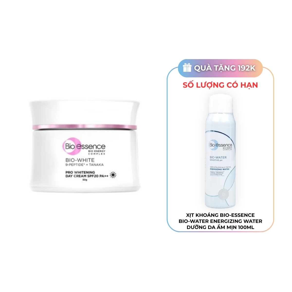 Kem Dưỡng Bio-essence Bio-White Pro Whitening Day Cream SPF20 PA++ Làm Sáng Da Ban Ngày 50g