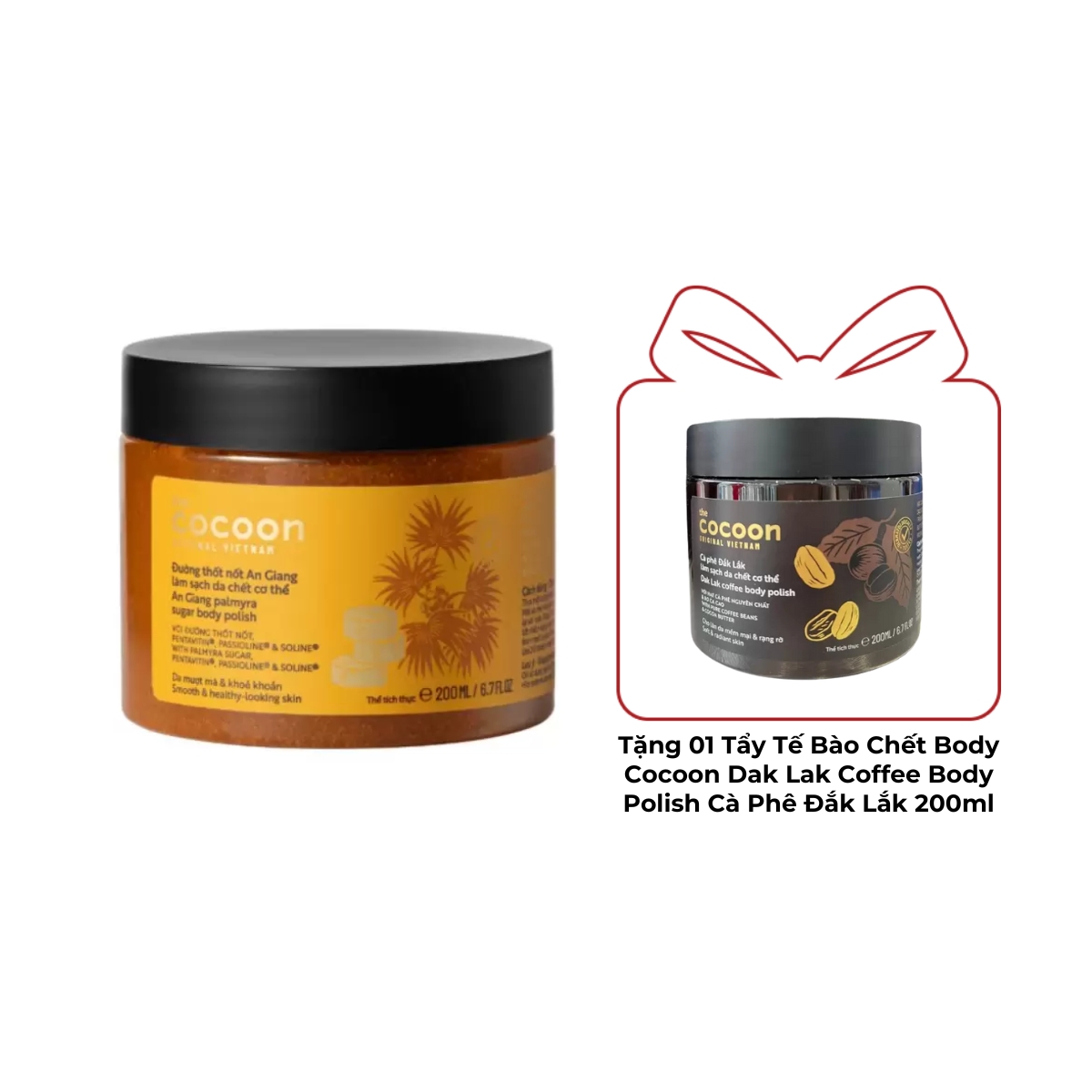Tẩy da chết toàn thân Cocoon đường thốt nốt An Giang 200ml