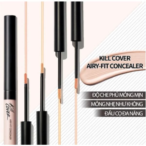 Che Khuyết Điểm Clio Kill Cover Airy-Fit Concealer # 2.5-BY