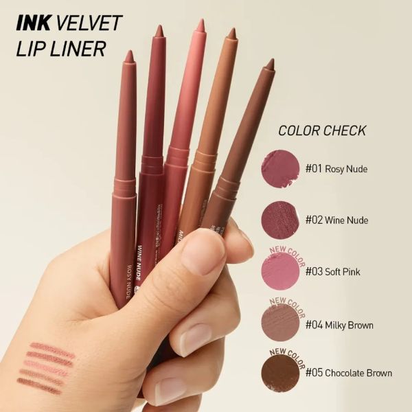 Chì Kẻ Viền Môi Peripera Ink Velvet Lip Line - 003 Soft Pink