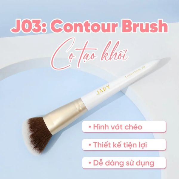 Cọ Phủ Tạo Khối Jary - J03