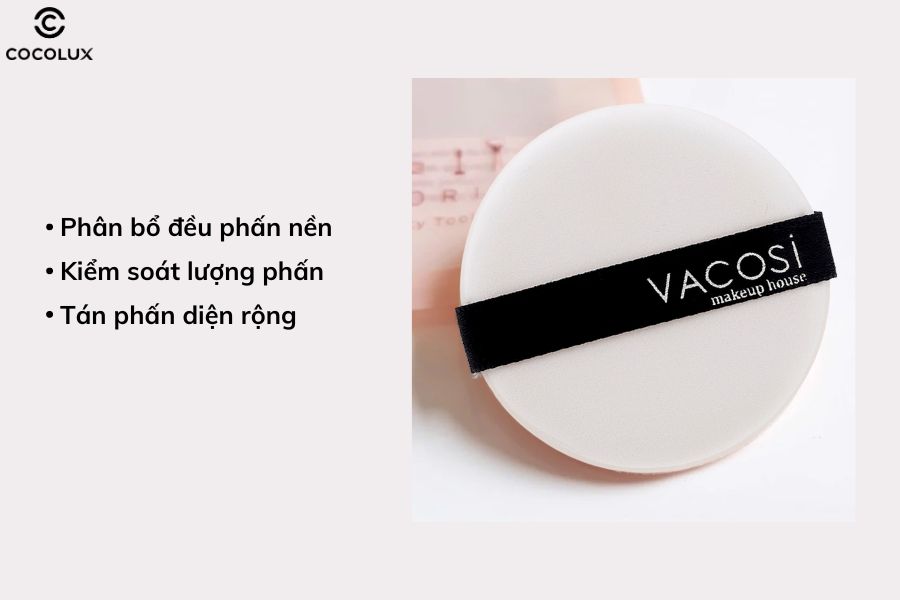 Công dụng chính của phấn nước Vacosi Cushion Sponge BP22