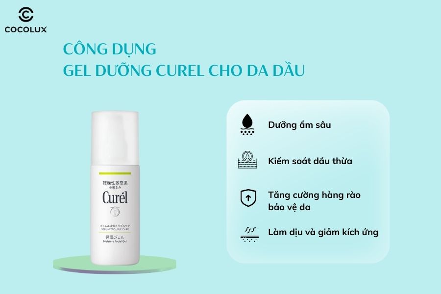 Công dụng chính của Gel dưỡng Curél