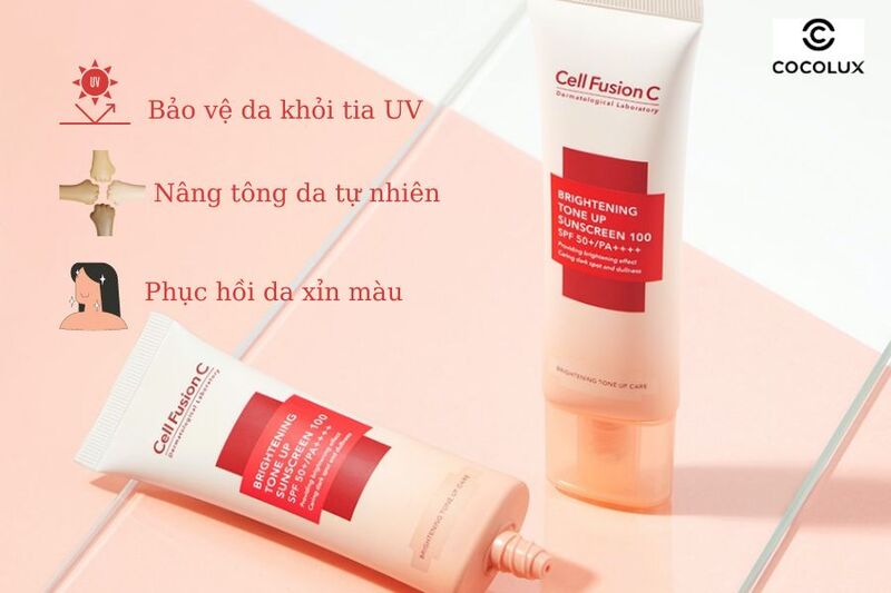 Công dụng của kem chống nắng Cell Fusion C hồng