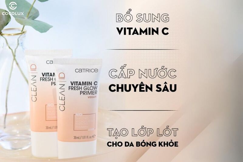 Công dụng chính của kem lót Catrice Primer 30ml - ID Vitamin C