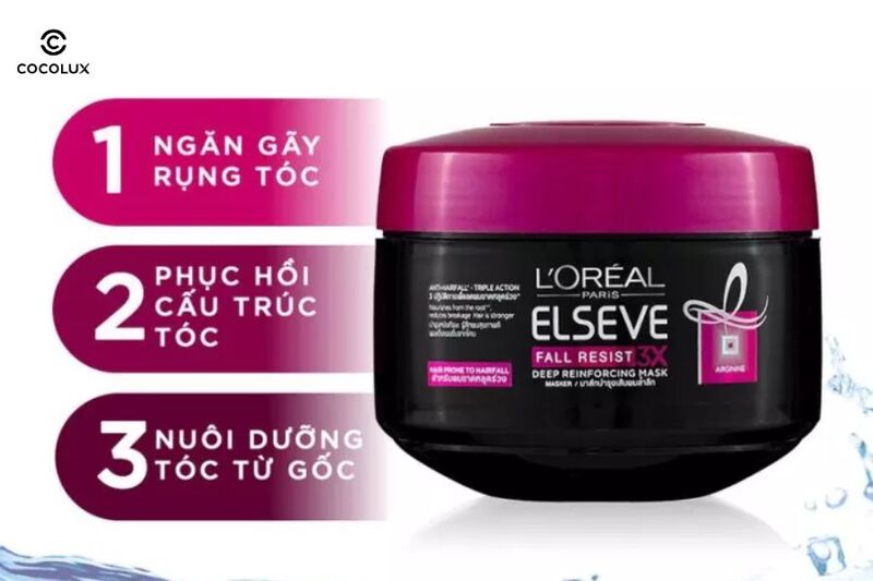 Công dụng nổi bật của Kem Ủ Tóc Loreal Paris Fall Repair 3X Mask Ngăn Gãy Rụng Tóc