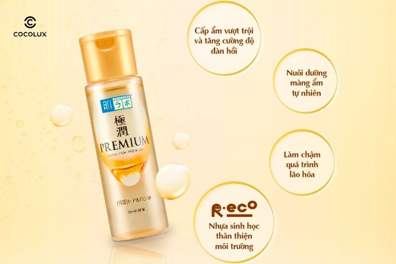 Công dụng nổi bật của Lotion Hadalabo Premium Gokujyun Dưỡng Ẩm Toàn Diện 