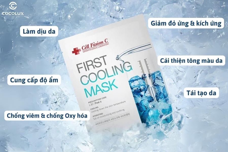 Công dụng chính của mặt nạ Cell Fusion C First Cooling Mask
