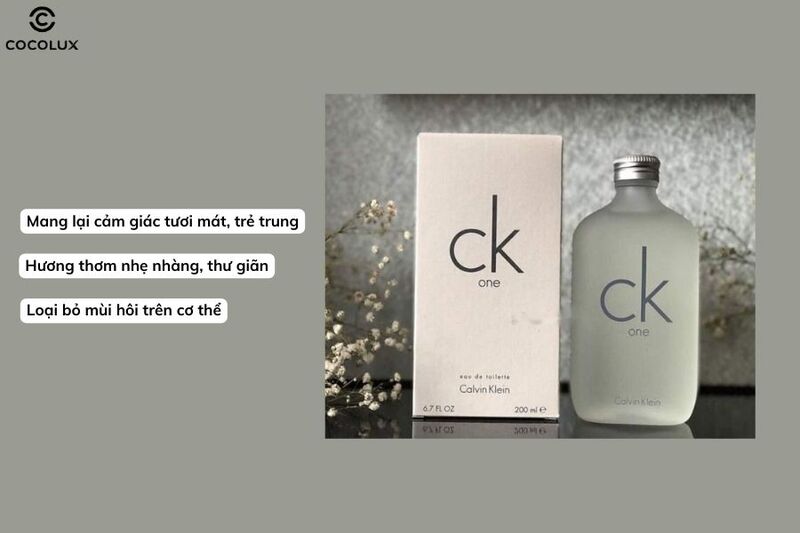 Công dụng chính của nước hoa Calvin Klein One EDT