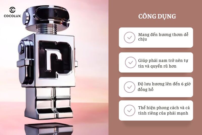 Công dụng nổi bật của Nước Hoa Paco Rabanne Phantom For Men EDT