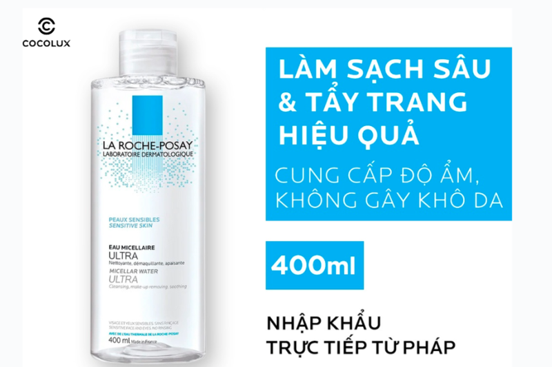 Nước Tẩy Trang La Roche Posay Cho Da Nhạy Cảm - Micellar Water Ultra Sensitive Skin có nhiều công dụng nổi bật 